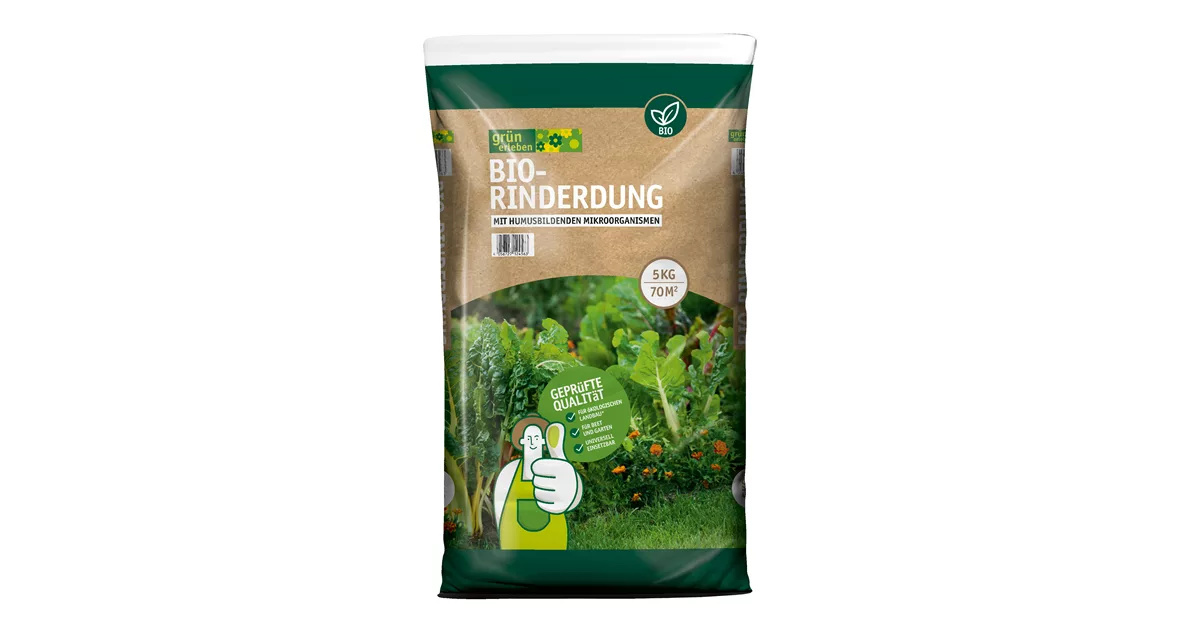 Bio Rinderdung, Grn erleben - Pflanzenwelt Schaar
