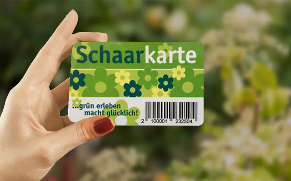Pflanzenwelt Schaar - KUNDENKARTE