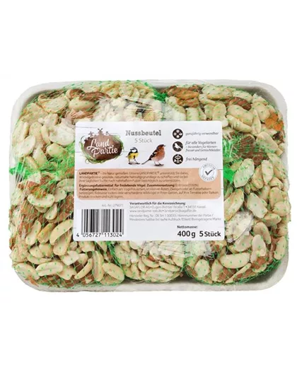 5 Nussbeutel auf Schale 5 Nussbeutel auf Schale