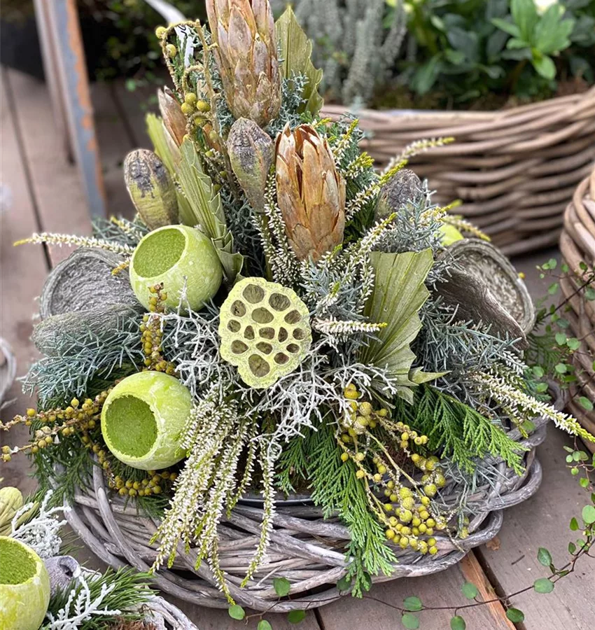 Allerheiligengestecke, Grabschmuck b. Zülpich & Euskirchen