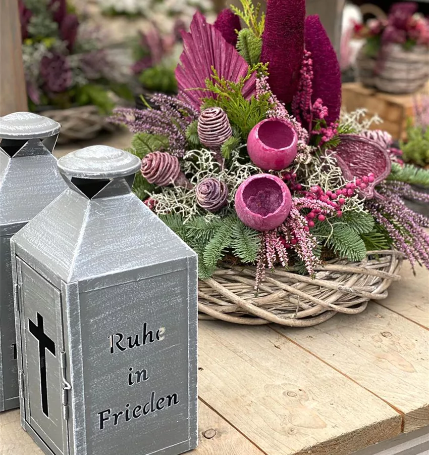 Allerheiligengestecke, Grabschmuck b. Zülpich & Euskirchen